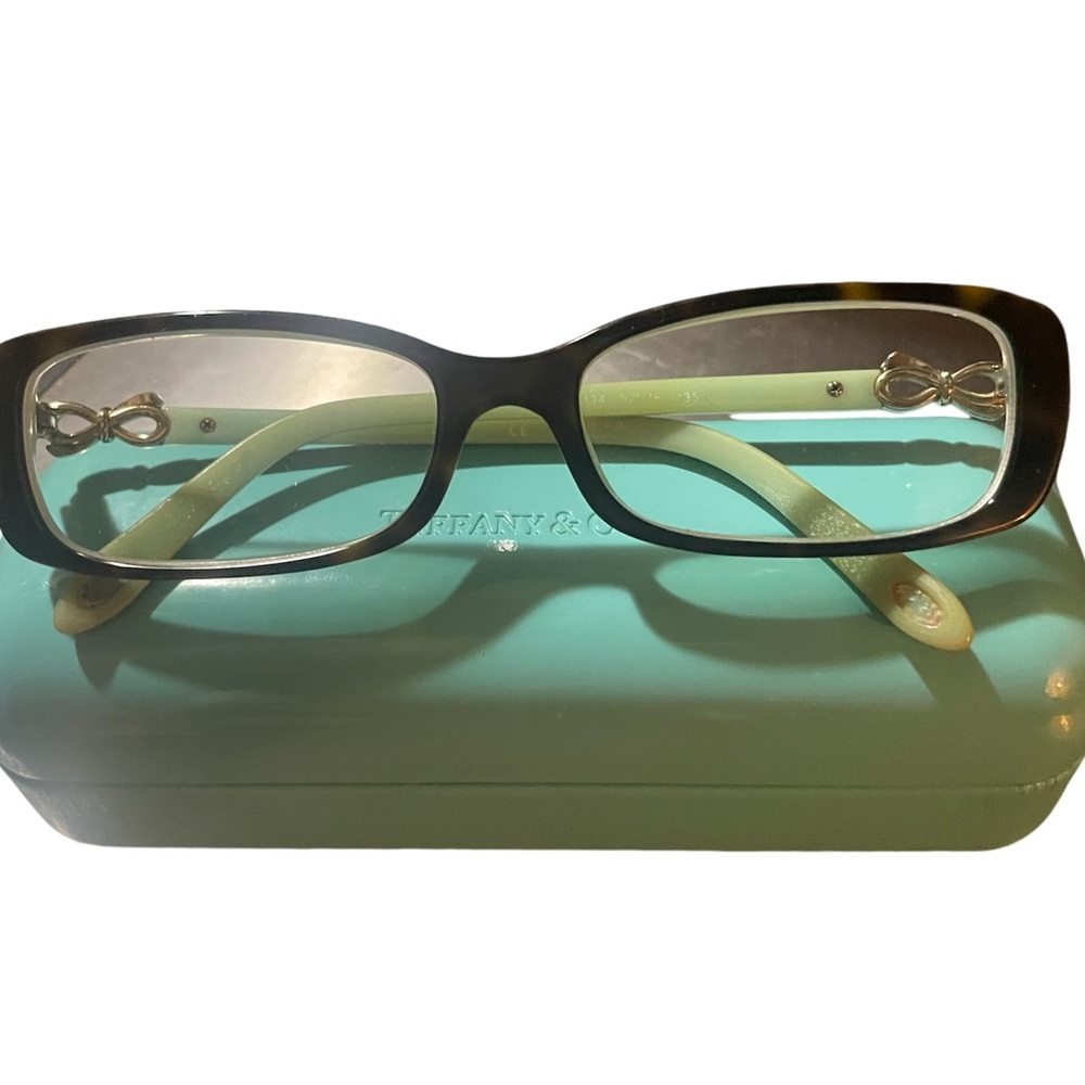 Tiffany Designer Glasses with Matching Tiffany Blue Clamshell Case #TF 2058 8134